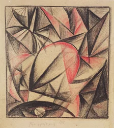 Rythme des formes (étude), 1915